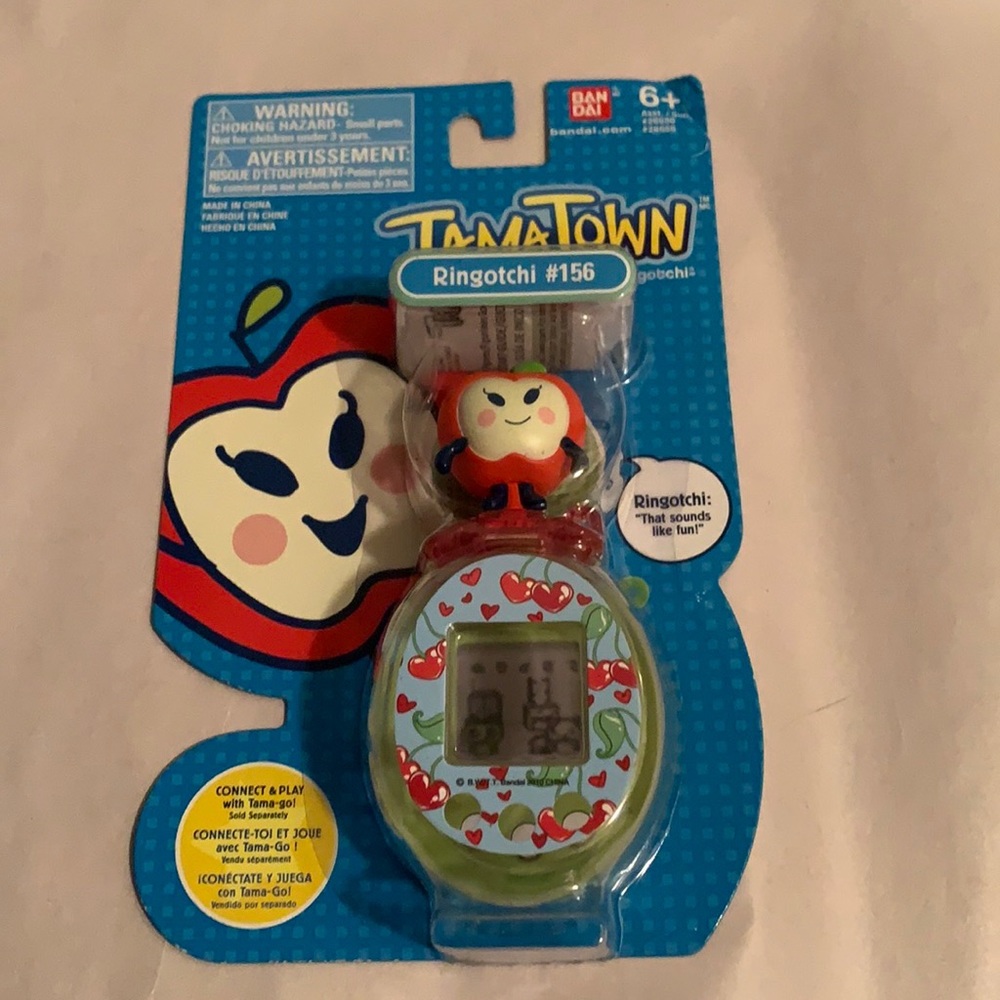 2010 BANDAI TAMATOWN GOTCHI FIGURE RINGOTCHI #156 CONNECT & PLAY WITH TAMA-GO